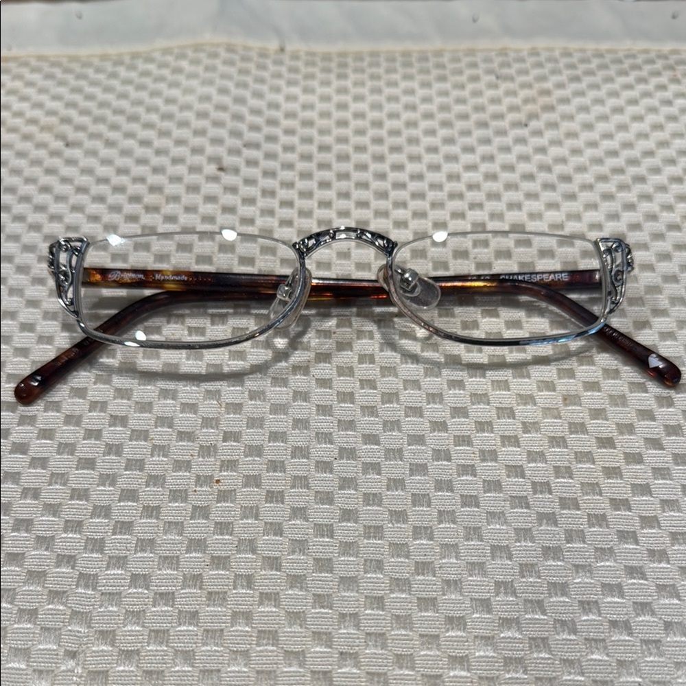 Brighton Women's Glasses with Silver and Brown Accents